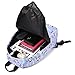 Unicorn Backpack for Girls, Tezoo 3D Unicorn Print Multi Color Rainbow Unicorn Backpack, School College Bag for Teens Girls