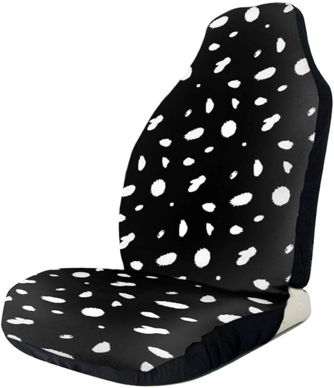 Dalmatian Print Universal Funny Car Seat Covers Quick