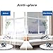 Coavas Solar Film One Way Mirror Film Non Adhesive Static Cling Heat Control Sun Blocking Glare Reduction Anti UV Window Tint Removable for Home and Office, 17.7