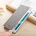 Sony XA Case, Meiya Premium PU Leather Flip Cover Automatic Sleep Wakeup Smart Case Cover Shell with Card Slot Holder and Stand For Sony Xperia XA (Grey)