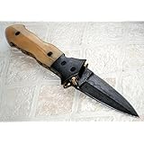 FN-39 Custom Handmade Damascus Steel Folding Knife- Solid and Durable