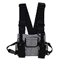 CZDLDNXS Multi-Pocket Chest Rig Bag Utility Vest Chest Bag for Men Hip Hop Chest Pack