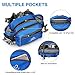 WATERFLY Fanny Pack Waist Bag: Fannie Pack 2 Water Bottle Holders Lumbar Belt Hiking Walking Running Jogging Camping Large Woman Man (Bottle Not Included)