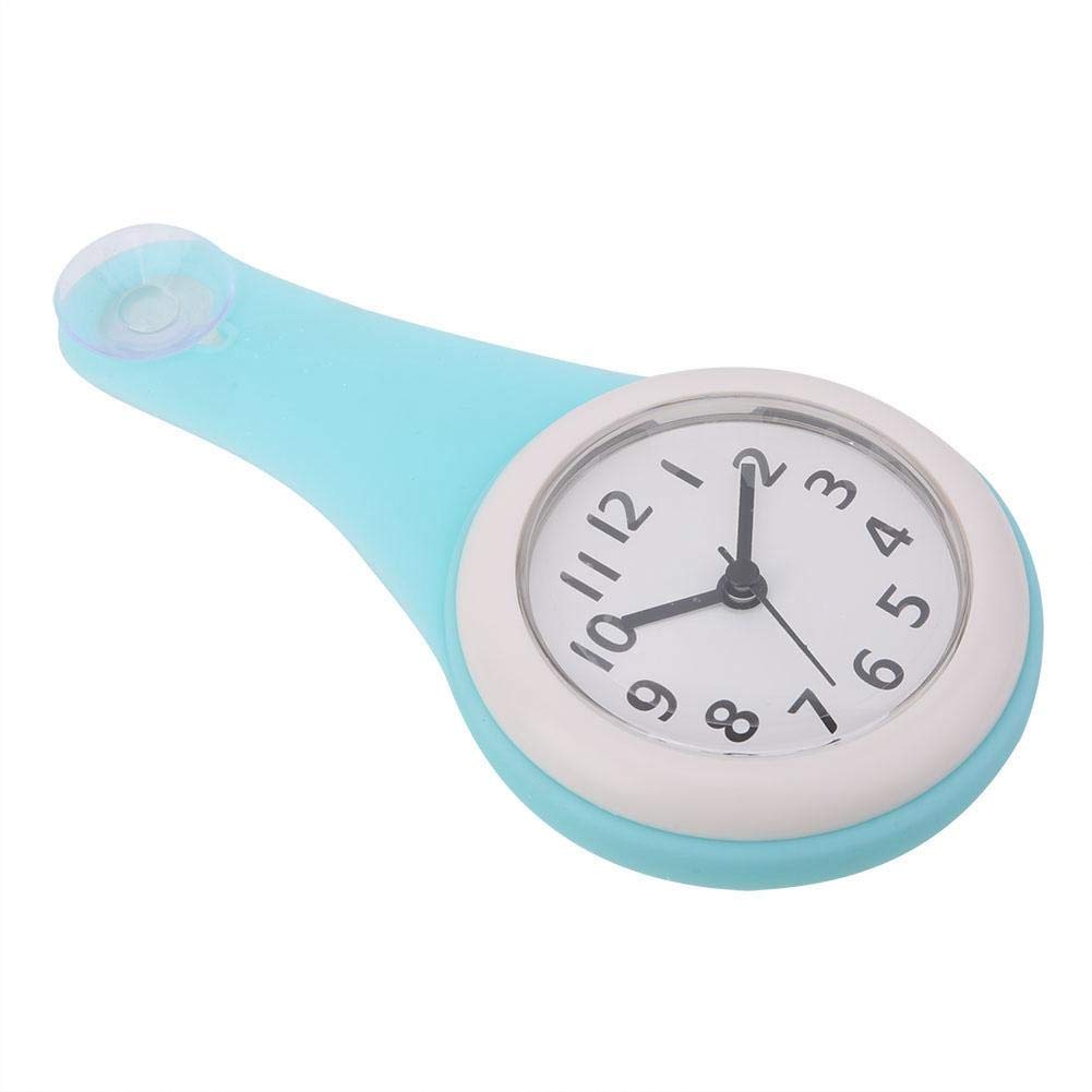 HERCHR Bathroom Clock Shower Clock,Waterproof Silent Wall Clock Bathroom Clock,Hanging Clock Kitchen Clock Shower Rope Clock Hanging Rope Clock Small Digital Clock for Kitchen,4.1×1.8×8.7 inch