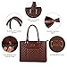 Laptop Bag for Women, 15.6 IN Thicker PU Leather Anti-vibration Laptop Tote with Smooth Zipper by ZYSUN(6028+coffee)