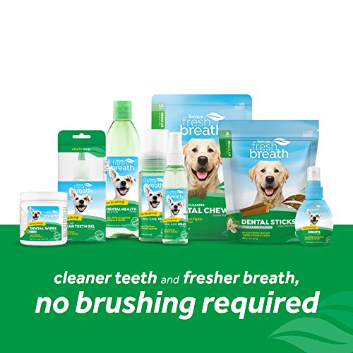 Fresh Breath by TropiClean Dog Dental Care Peanut Butter Flavored