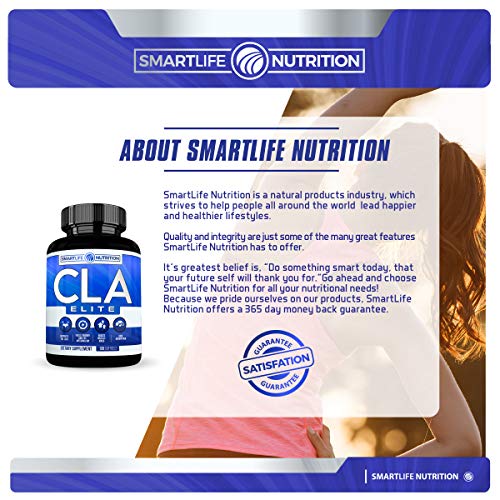 CLA 1000mg Weight Loss Supplement Best All Natural 100 Safflower Oil