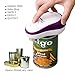Bangnui Electric Can Opener, Automatic Can Opener, One Button Start&Auto Stop Can Opener, Purple