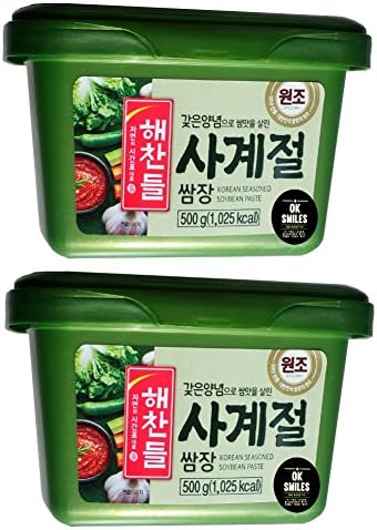 Haechandle Seasoned Soybean Paste 1.1 Lb (500g) X 2