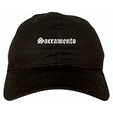 Kings Of NY Sacramento City California 6 Panel Dad Hat Black