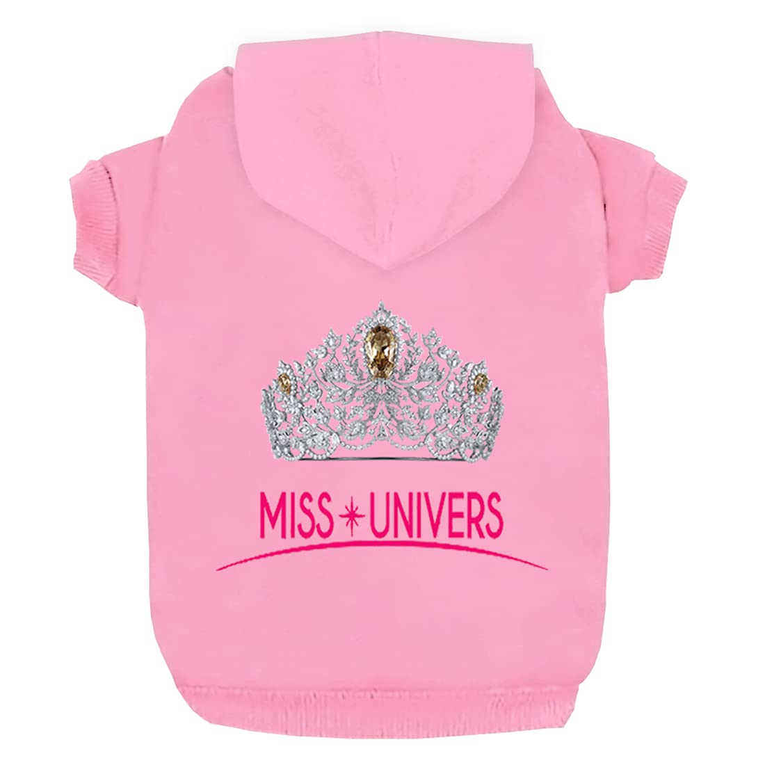 Dog Hoodies Dog Clothes Apparel Miss Univers Fleece Sweater Winter Sweatshirt Warm Cotton Grooming Hoodie for Small Dog Medium Large Dog Cat Pink XL