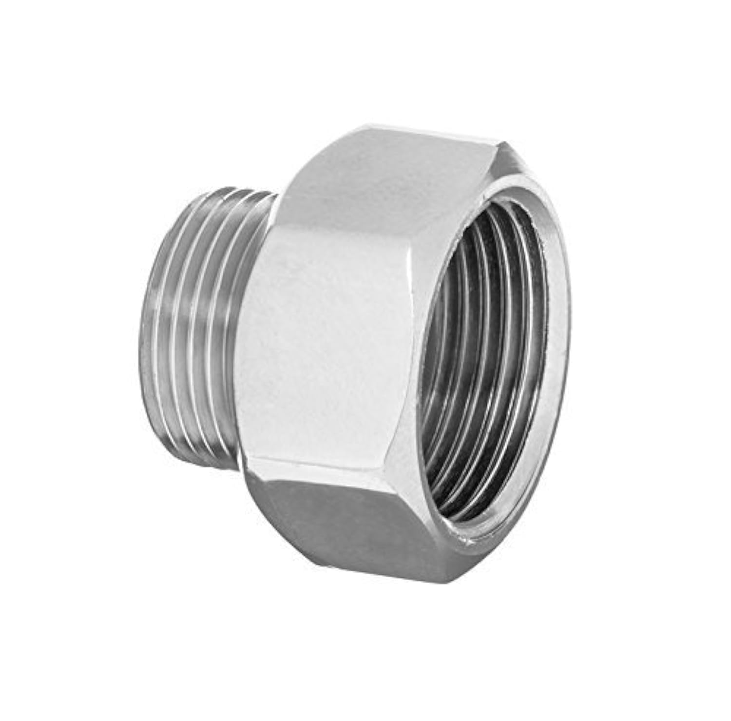 Pipe Connection Reduction Fittings Chrome Female x Male 1/2" x 3/8"