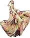 MedeShe Women's Chiffon Floral Holiday Beach Bridesmaid Maxi Dress Sundress