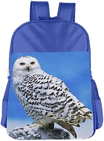 JING ZHONDA White Owl Hedwig Teenager Printing School Backpack For Girls Boys Cute Bookbag Outdoor Daypack RoyalBlue