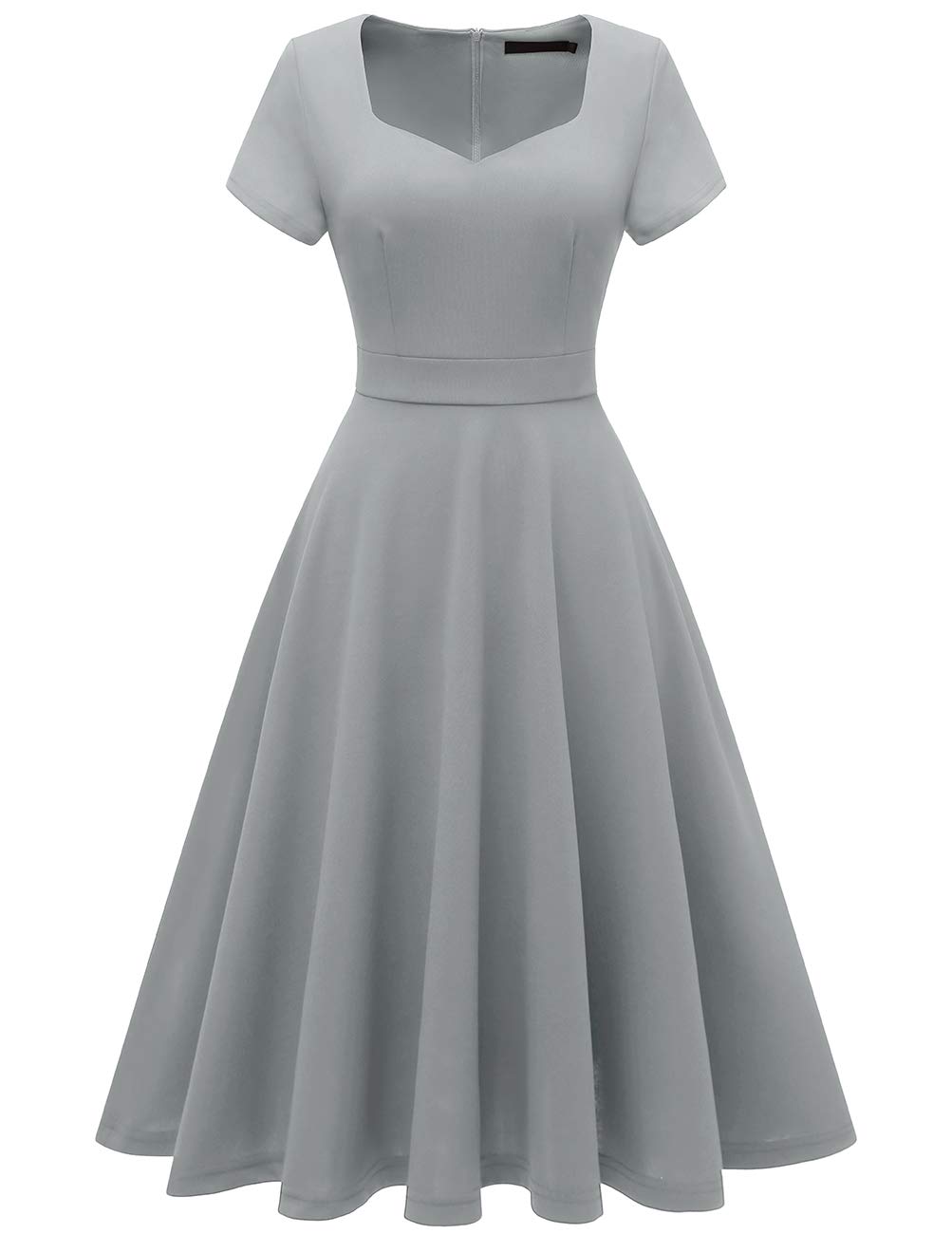 grey tea dress