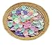 NAVA CHIANGMAI 100 pcs Daisy Mulberry Paper Flower Petals Artificial Craft Scrapbooking Embellishment,Wedding Supply Accessory DIY,Assorted Color Petal Flower (Sweet Color)