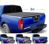 Tyger Auto T1 Roll Up Truck Tonneau Cover TG-BC1N9034 Works with 2005-2019 Nissan Frontier 2009-2014 Suzuki Equator | Fleetside 5' Bed | for Models with or Without The Utili-Track System