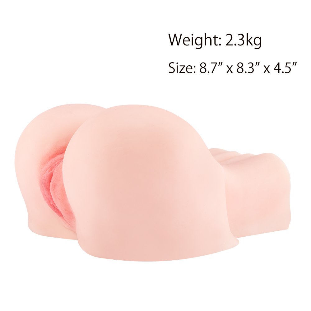 Fondlove Muschi Masturbator Realistische Pussy Masturbator 3d Liebespuppe Realistische Erotik Masturbatoren 2.3 KG Silikon Liebe Sex Puppe für Männer 22.5x21.1x11.4cm