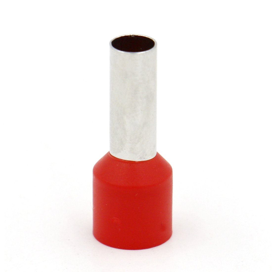 Heschen Cord End Terminal, E10-12, AWG8 / 10mm², Wire Copper Crimp Connector, Vinyl Insulated, Red, Pack of 100 - Image 4