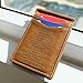 New Card Holder Card Holder Gift for Son Slim Wallet with Money Clip RFID Blocking Card Mini Bifold