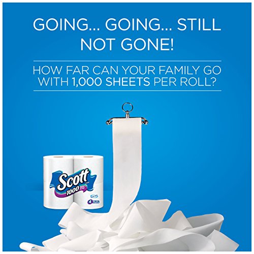 Scott 1000 Sheets Per Roll Toilet Paper, Bath Tissue, 20Rolls Pricepulse