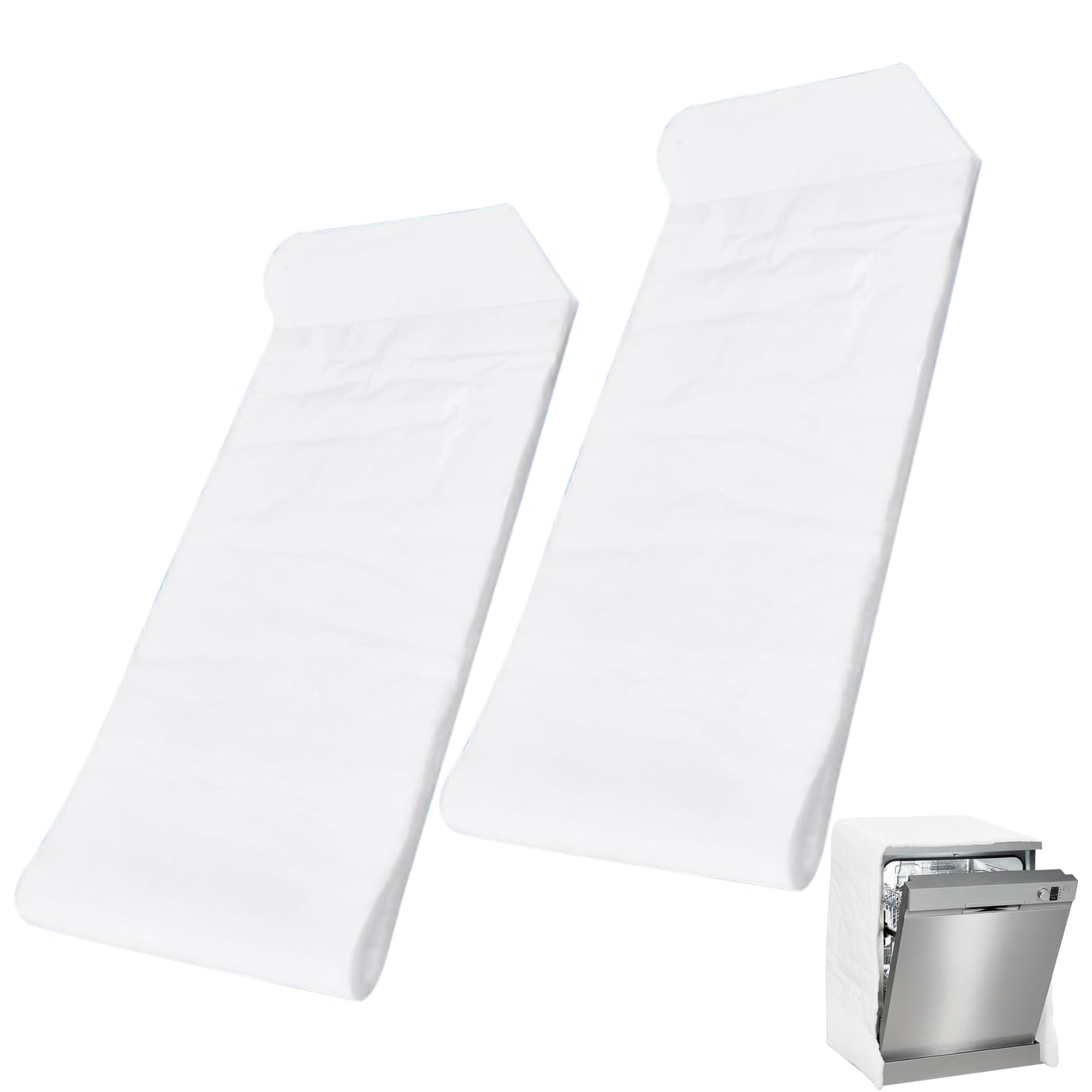 Photo 1 of 2 PCS Dishwasher Sound Shield Blanket: 2 PCS Dishwasher Insulation Blanket for Kenmore Whirlpool Dishwasher Household Appliances