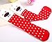 Bestjybt Girl Cartoon Animal Cat Bear Fox Cotton Over Calf Knee High Socks, 8 Pair, One Size
