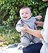 Burt's Bees Baby 'baby-boys' Romper Jumpsuit, 100% Organic Cotton One-piece Coverall and Toddler Footie, Quilted Heather Grey, Newborn US