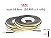 High Density Foam Tape, Foam Seal Strip Black Adhesive Weather Strip Foam Tape (98 feet Length(1/4Inch Wide X 1/8Inch Thick))