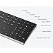MoKo Wireless Keyboard and Mouse, Ultra Slim Universal Rechargeable Full-Size Wireless Keyboard & Mouse Combo Set, for Laptop/Desktop/PC/Notebook/Computer - Gray & Black & Silver