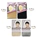 6 Pack Wig Cap Nude Black Beige Mesh Open End Caps Natural for Long Hair