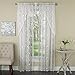 Songbird Lace Rod Pocket Curtain Panel, 56W x 63L, Ivory
