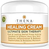 Eczema Psoriasis Skin Healing Cream Travel Size 1oz - Natural Moisturizer Deep Intensive Skin Therapy Lotion For Rosacea, Seborrheic Dermatitis, Hives, Instantly Soothe & Soften Itchy Dry Cracked Skin