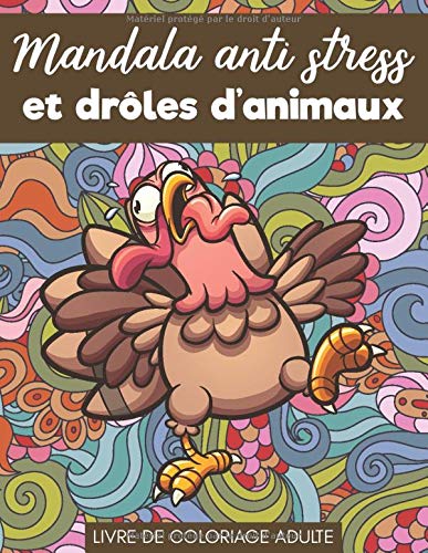 Amazon Com Livre De Coloriage Adulte Mandala Anti Stress 50 Mandala Adulte A Colorier Avec Animaux Droles Livre De Coloriage Adulte Anti Stress Livre De Coloriage Adulte Animaux French Edition 9798644180493