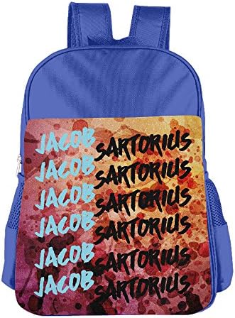 Jacob Sartorius School Backpack 4-15 Years Children Backpack Book Bag For Boys Girls RoyalBlue