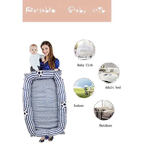 5 Abreeze+Bassinet+Grey+Striped+Lounger