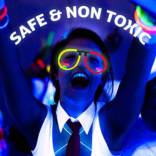 3 Lumistick+Aviator+Glow+Eyeglasses+Connectors