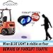 SXMA 5.5inch 8W Blue LED Work light CREE Chips Spot Beam Forklift Safety warning Light (One Piece)