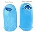 Makhry Blue SPA Moisturizing Silicone Gel Soft Socks Dry Cracked Heel Care Skin Repair Therapy Treatment Comfy Recovery Socks (Blue)