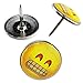 Fyess 70Pcs Smiley Face Push Pins, Decorative Push Pins,Creative Thumbtacks Drawing Pin For Home or Office Whiteboard, Corkboard, Photo Wall Holding Paper or Decoration