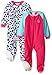 Gerber Little Girls' Toddler 2 Pack Blanket Sleepers, Dogs, 4T