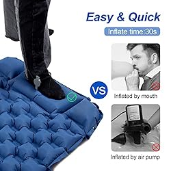 Night Cat Sleeping Air Pad with Pillow Inflatble