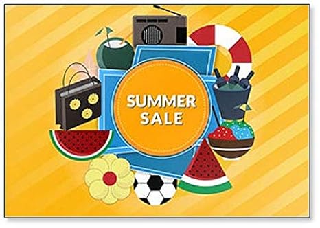 Imán para nevera con elementos de playa coloridos: Amazon.es: Hogar