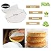 (Set of 200) Non-Stick Round Parchment Paper 10 Inch Diameter,Baking Paper Liners for Round Cake Pans Circle