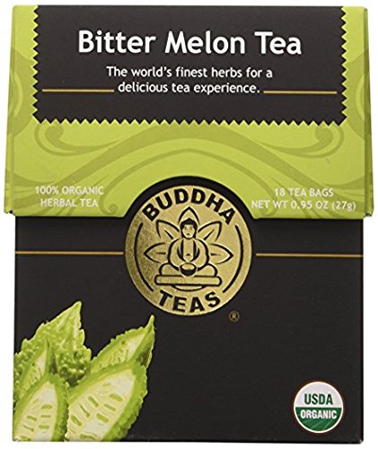 Bitter Melon Tea - Organic Herbs - 18 Bleach Free Tea Bags (Pack of 2) Bitter Melon Tea - Organic Herbs - 18 Bleach Free Tea Bags (Pack of 2)