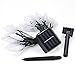 Joomer Ghost 30 LED 8 Modes Halloween Solar String Lights, Multicolor