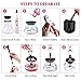 BMK Makeup Brush Cleaner and Dryer Professional Makeup Brush Cleaning Tool Holder Bowl Automatic Electronic Brushes Cleaner for All Size Makeup Brushes