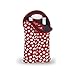 BUILT Two Bottle Wine Tote, Red Confetti
