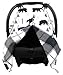 Dear Baby Gear Infant Carseat Canopy & Winter Cover - Doubles as Stroller Cover - Black Bears - Black and Grey - Plaid - 40