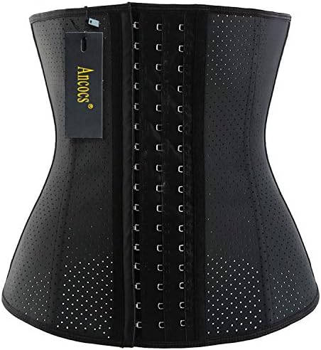 Latex Waist Trainer Corsets for Women Weight Loss with 9 pcs Spiral Steel Bones Body Shaper